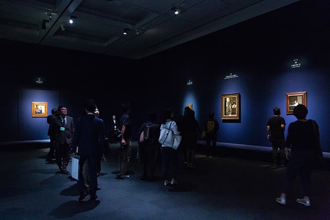 フェルメール作品だけ8点が集められた「フェルメール・ルーム」。寡作だった画家の変遷をたどることができる。