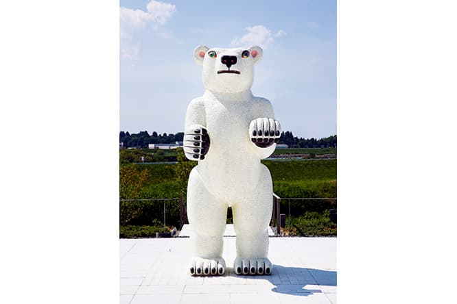 《Animal 2017‐01‐B》 2017 年 ブロンズ、塗料　富山県美術館所蔵 撮影：小杉善和