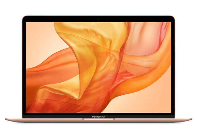新色・ゴールドの仕上げは、とてもゴージャス。プロセッサは、8世代目の1.6GHzデュアルコアIntel Core i5。134,800円から。