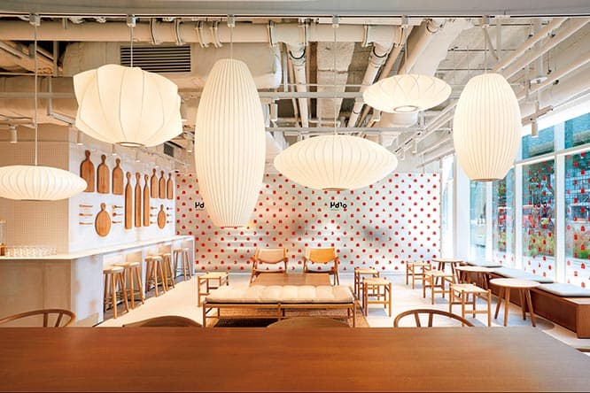 カフェ〈Orby〉。店名はテレンス・コンランのミドルネームに由来。