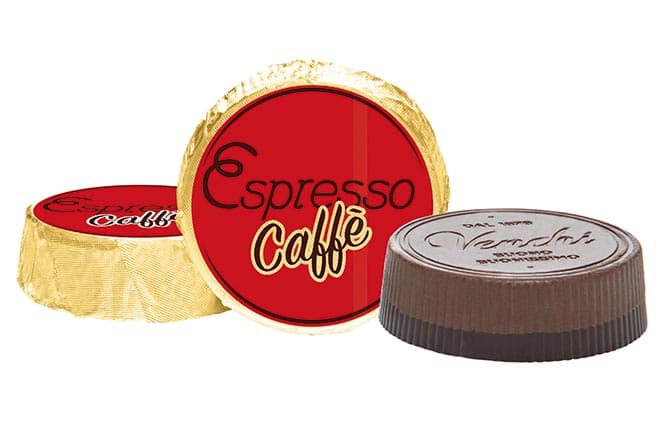 粒チョコレートはパッケージも多彩で、目にも楽しい。