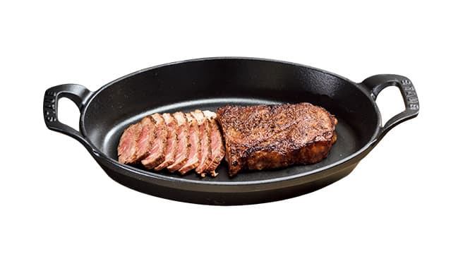 ブランド牛のシンプルな料理が好評。