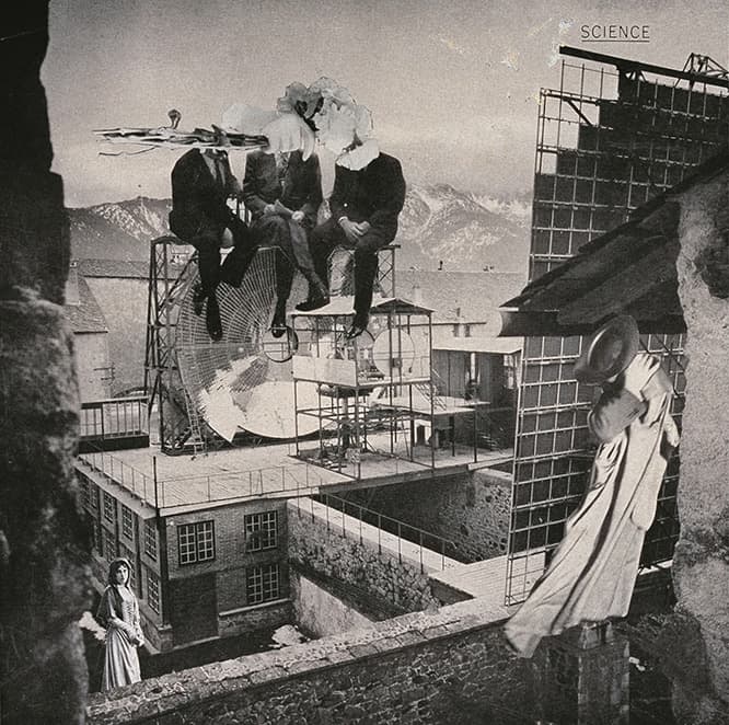 《会議》©Okanoue Toshiko, ヒューストン美術館蔵