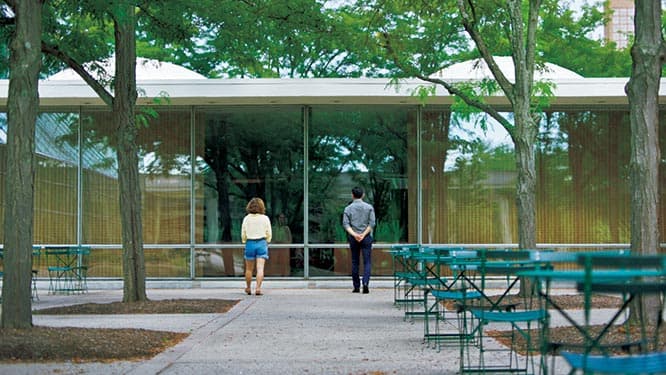 Irwin Conference Center by Eero Saarinen　エーロ・サーリネンの〈アーウィン・カンファレンス・センター〉（1954年）。