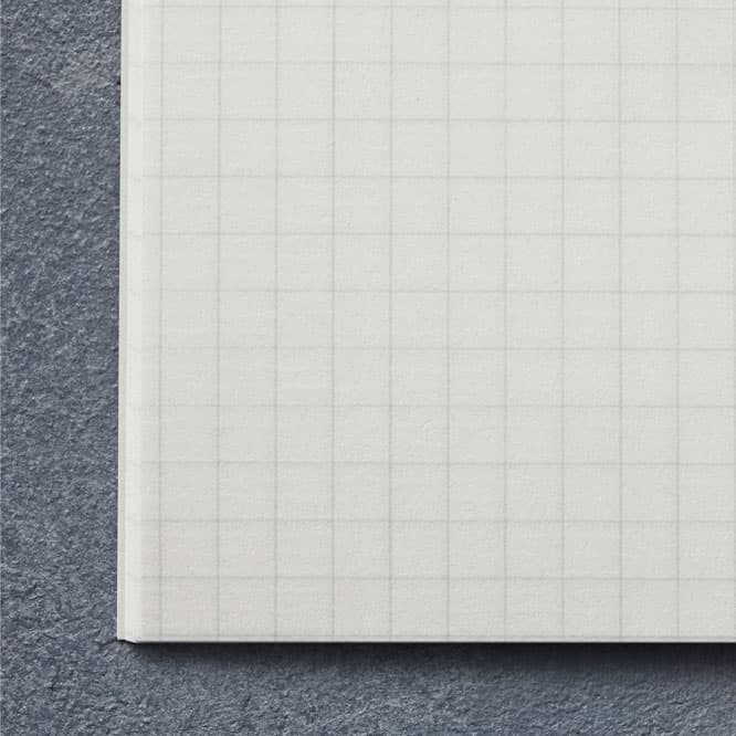 《SECTION 方眼ノート》はすべて5mmの方眼罫だ。