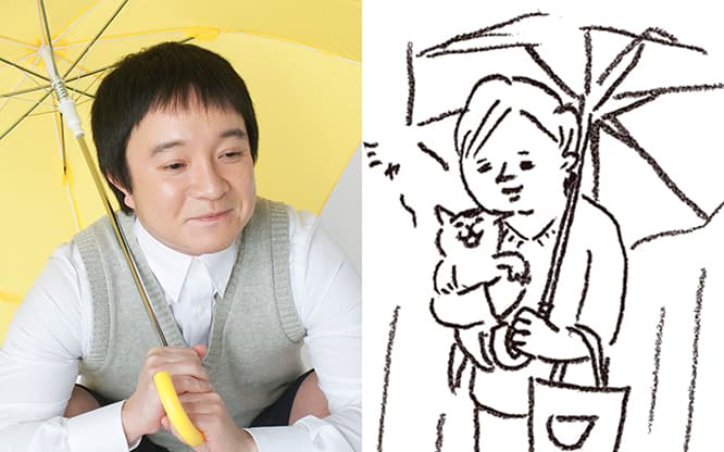 ぼっちゃん 役：濱田岳　ひとりぼっちだった猫村さんを拾い可愛がってくれた最愛の恩人。親の都合で外国に行くことになり、猫村さんとは離ればなれに。
「松重さんの猫村さんに、参加できる事をとても嬉しく思っています。小さな少年の役という事で、とても不安に思っていましたが、松重さんのお姿を拝見し、なんの根拠もないですが、不安を和らげていただきました。大好きな大先輩です。そんな、松重・猫村さんに愛される少年を一生懸命、チャレンジしたいと思います。よろしくお願いします」©テレビ東京・©ほしよりこ／マガジンハウス