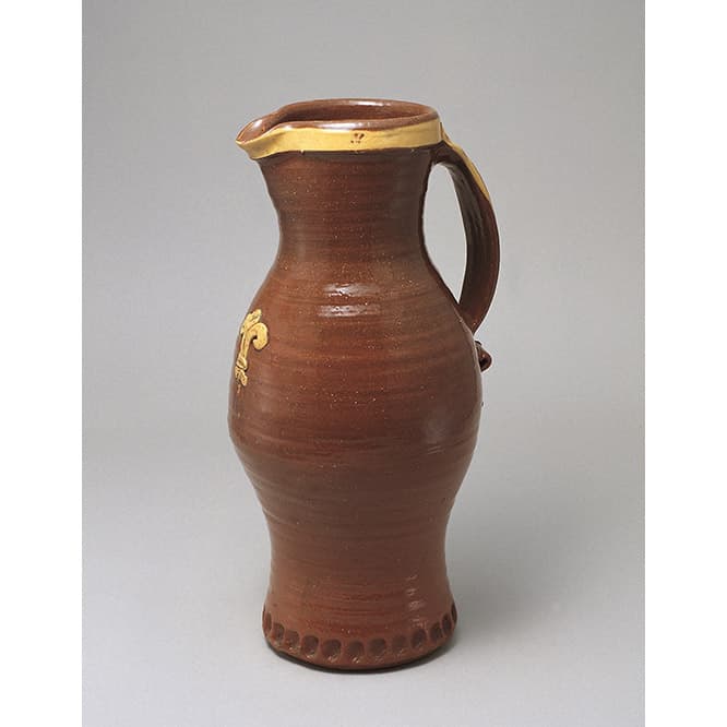 《貼付文大注瓶》1931年頃　アサヒビール大山崎山荘美術館蔵 ©The Bernard Leach Family.All rights reserved,DACS &amp; JASPAR 2019 G1654