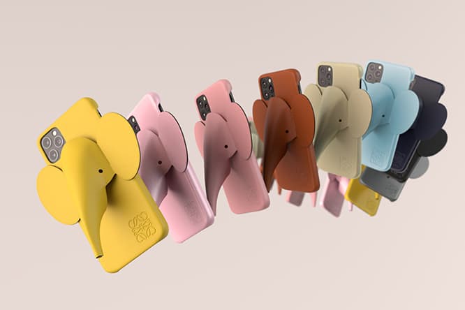 カラフルなゾウがかわいい！ 〈ロエベ〉のスマホカバー登場。