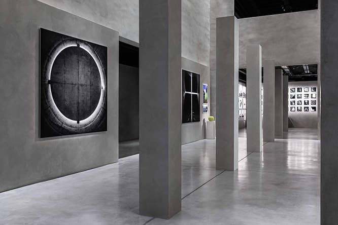 『Tadao Ando. The Challenge』エントランス。　photo_Delfino Sisto Legnani e Marco Cappelletti