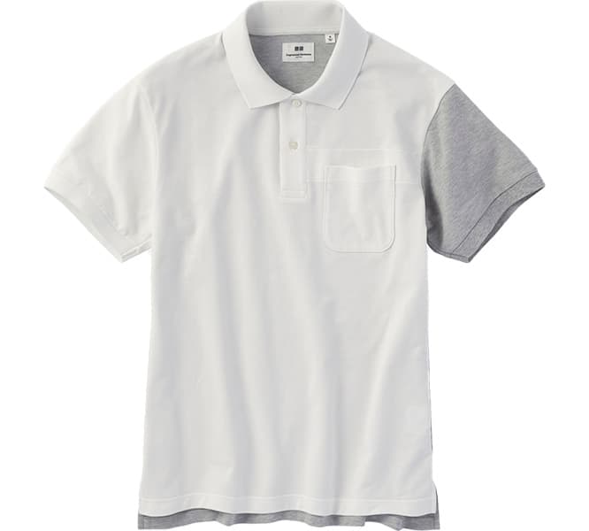 ドライカノコカラーブロックポロシャツ 1,990円（XS-4XL、4色展開）、XS、XXL-4XLはユニクロオンラインストアでのみ展開。