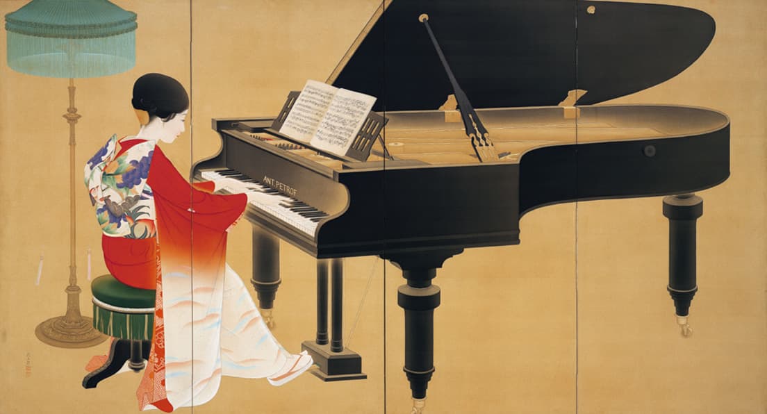 中村大三郎《ピアノ》（1926年）