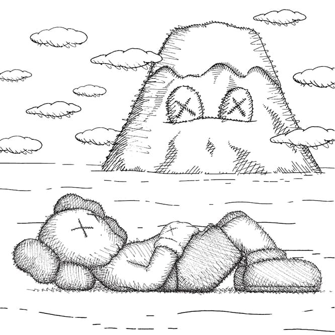 KAWSの巨大アートが富士山にやってくる！
