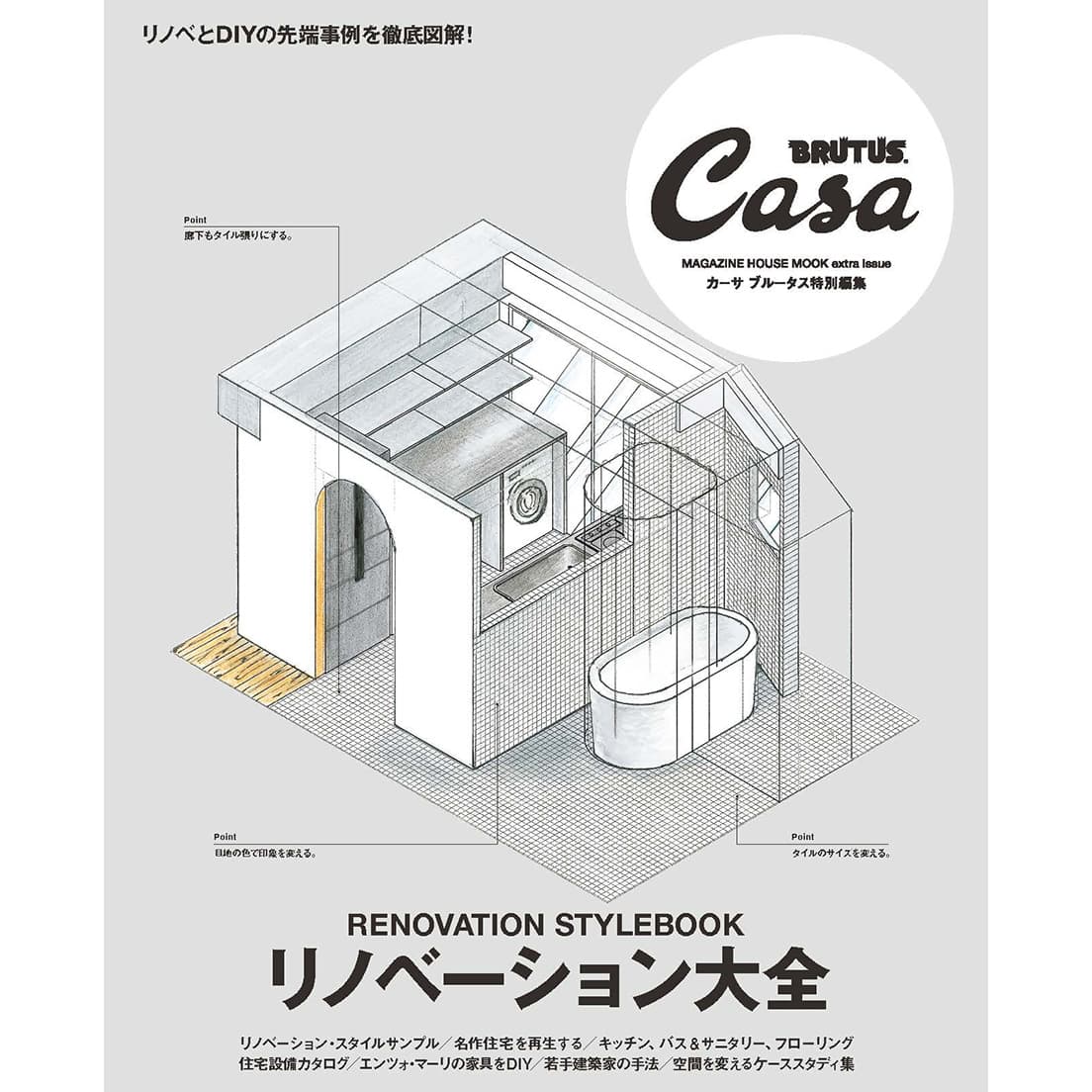 Casa BRUTUS特別編集『リノベーション大全』発売中！