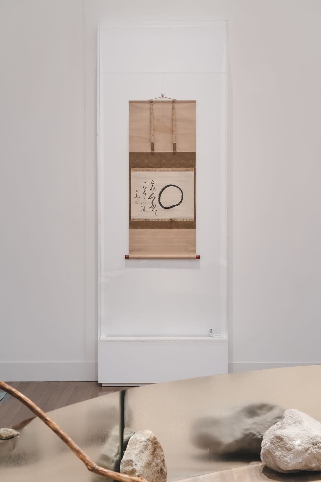 仙厓義梵《円相図》（江戸時代・19世紀、福岡市美術館〈石村コレクション〉）。仙厓は円相を茶菓子に見立てた禅画を複数、残している。　※この作品は7月6日までの展示。