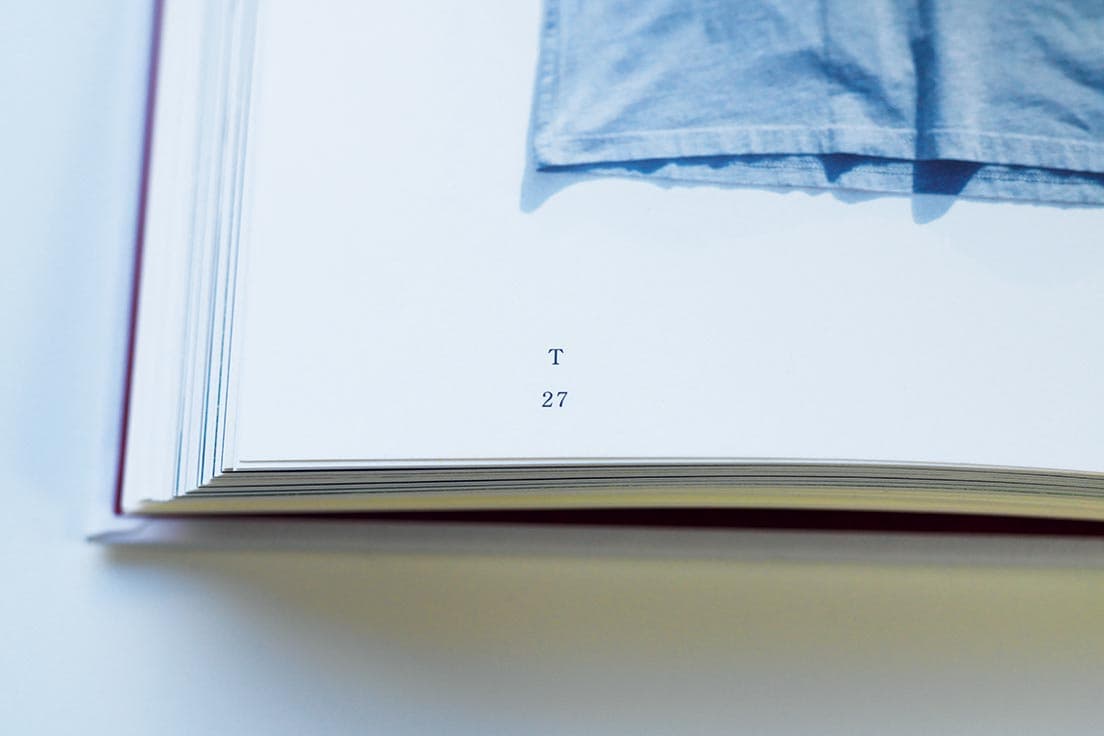 ノンブルのようだが、これはＴシャツのナンバリング。掲載したすべてをカウント。