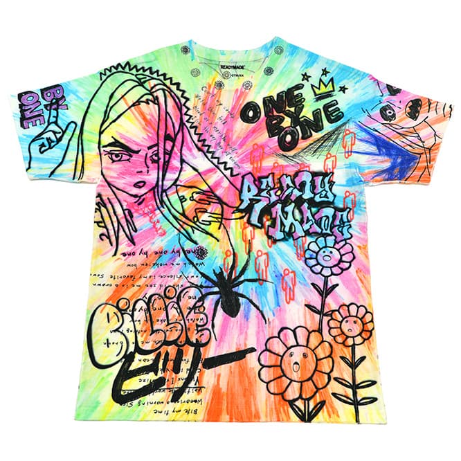 READYMADEとのコラボTシャツ。
