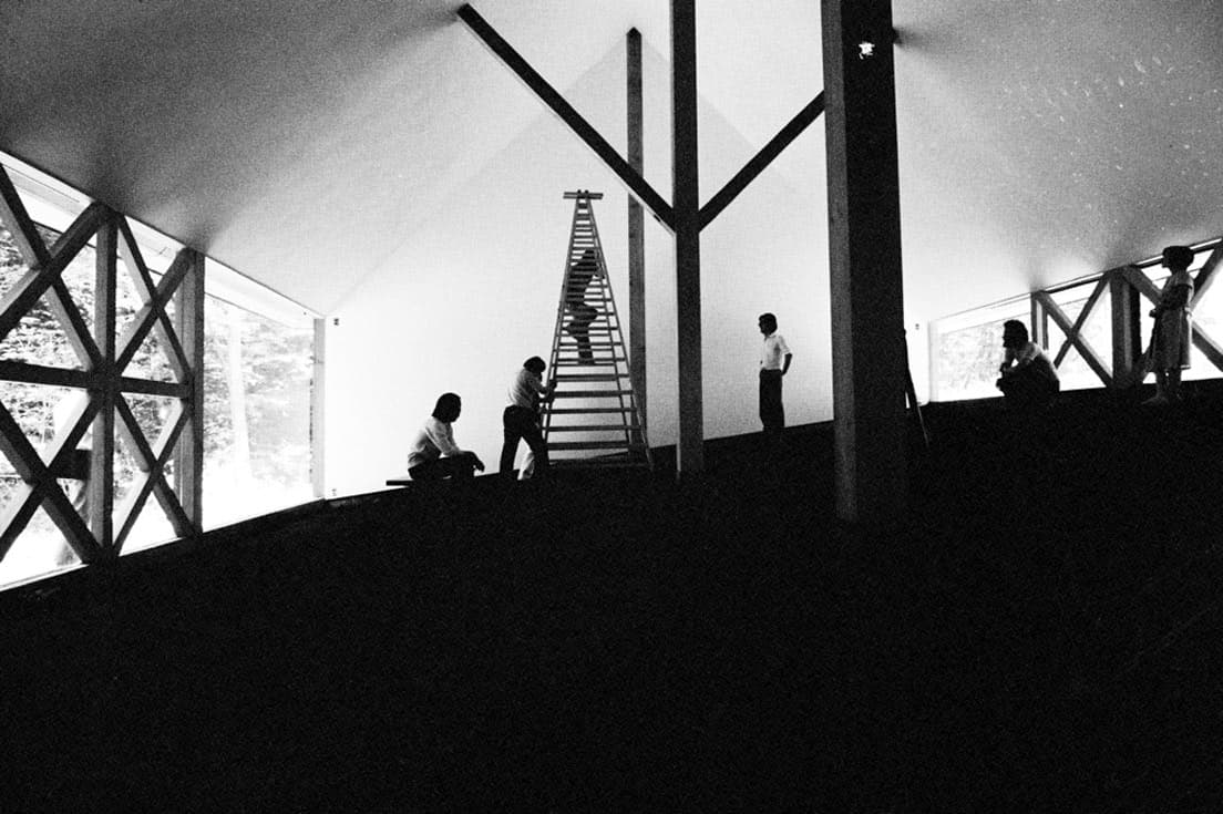 谷川俊太郎の軽井沢の家として設計された篠原一男の〈Tanikawa House〉　Photo: Koji Taki, Tanikawa House / Kazuo Shinohara, 1974