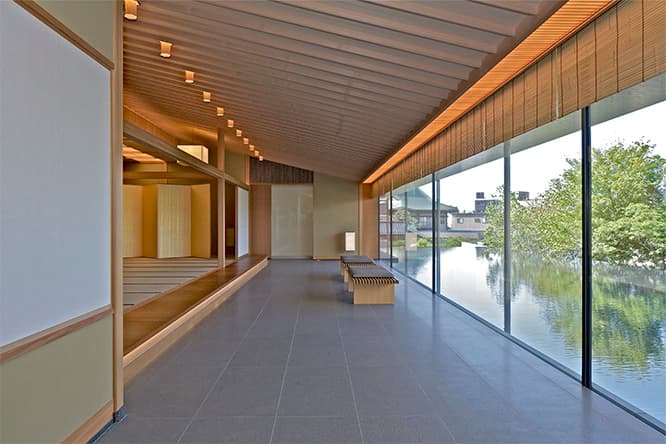 2階の〈迎賓館赤坂離宮別館 游心亭〉を再現した常設展示。谷口吉郎の和風建築の最高傑作だ。　photo_Toshiharu Kitajima
