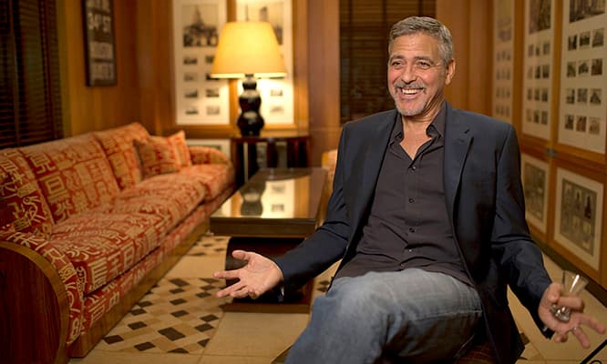 俳優、映画監督：ジョージ・クルーニー  妻アマルも大のお気に入りさ！