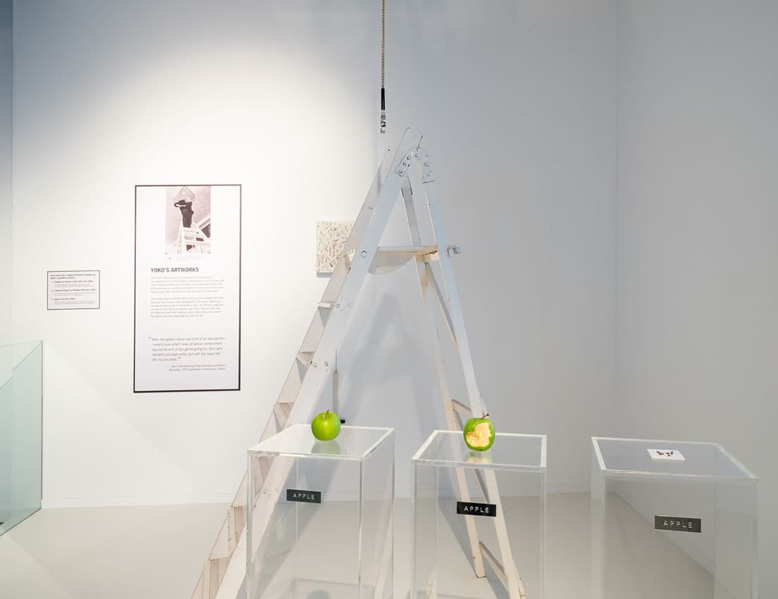 インディカ・ギャラリーの再現。　Photo by Mark McNulty 　©Yoko Ono