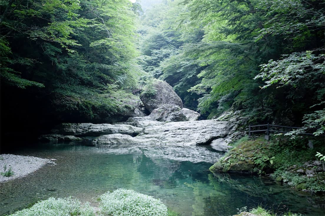 天川の風景。　撮影：西岡潔