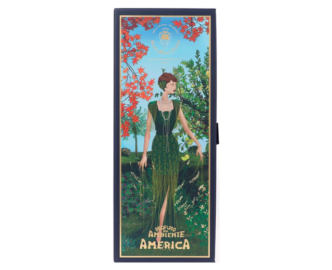 パッケージに描かれるのは、アメリカをイメージした女性が自然の中で佇む姿。