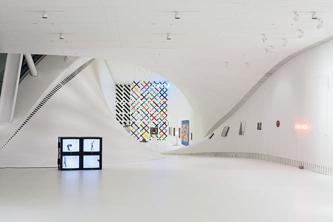 多種の展示が可能な内観。photo_Einar Aslaksen