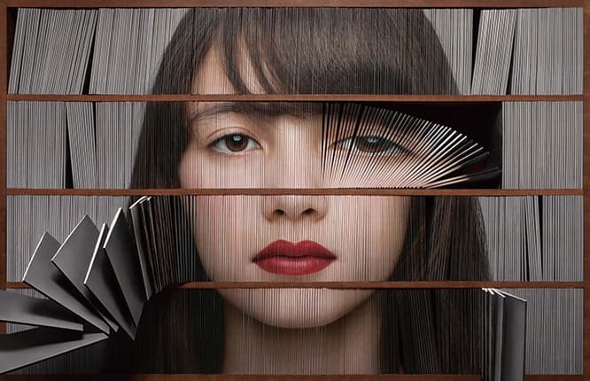 『装苑』の連載「PLAY A SENSATION」ビジュアル