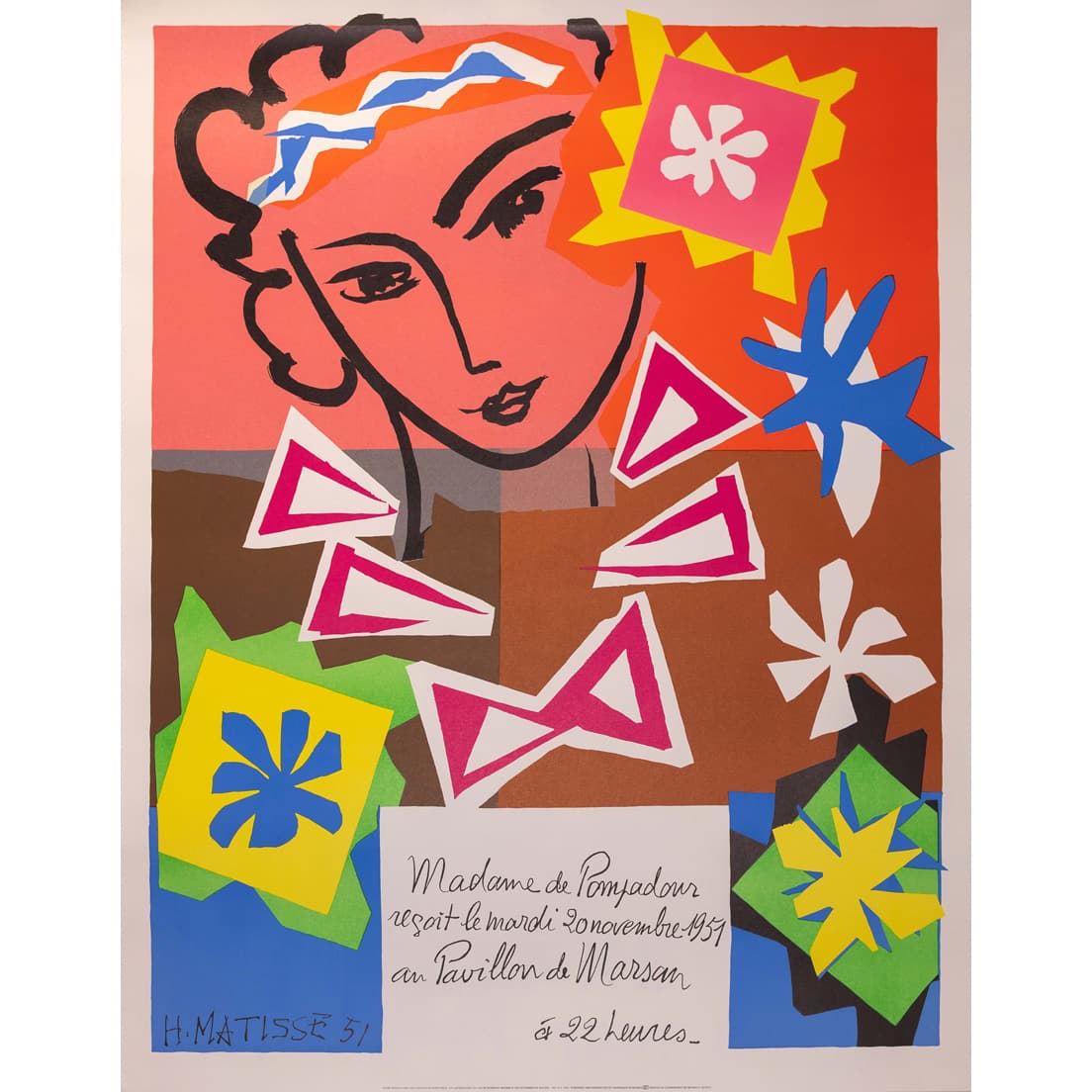 アンリ・マティス：装飾美術学校チャリティ・イベント　1951　Courtesy of Mourlot Editions