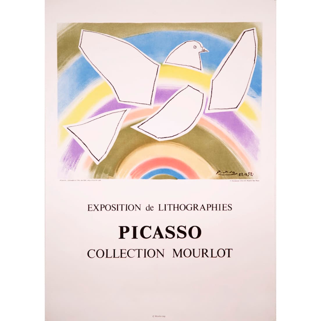 パブロ・ピカソ：レインボー・ダブ　1988　Courtesy of Mourlot Editions  