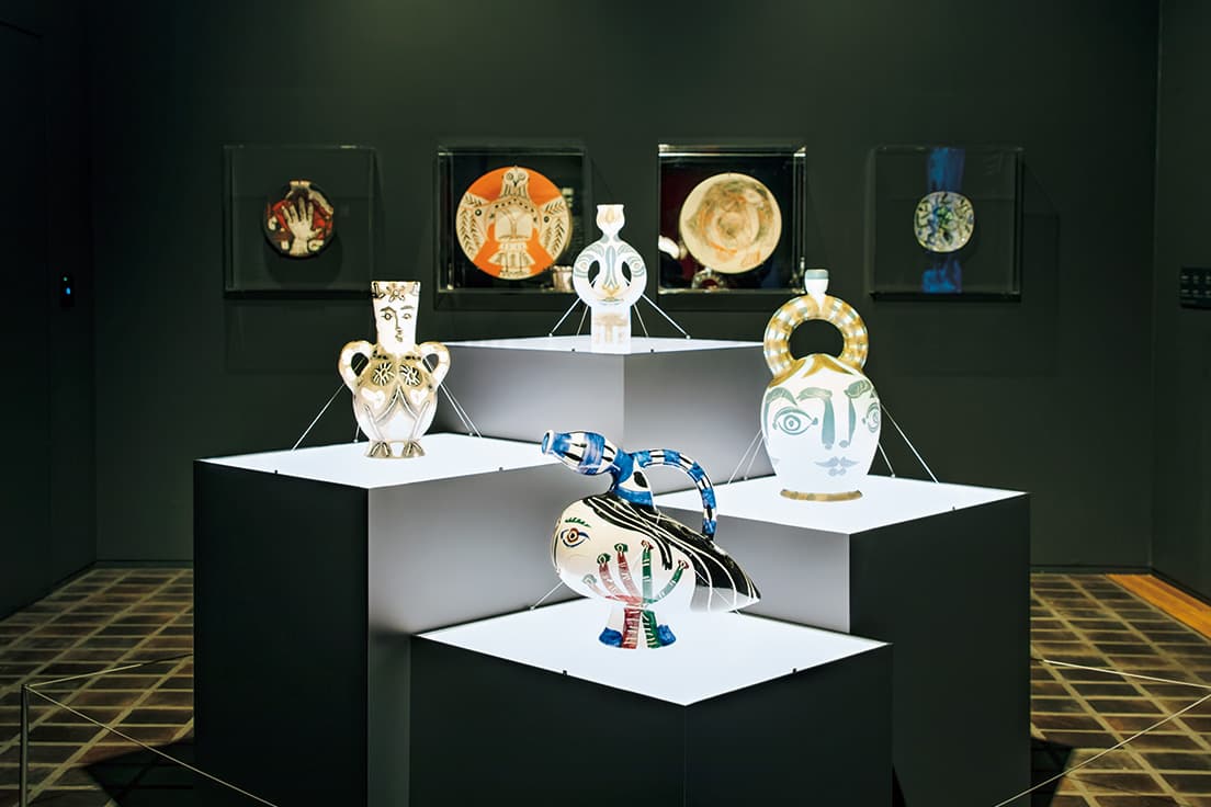 地下1階の展示室は光を抑え作品を際立たせる。
(c) 2020-Succession Pablo Picasso-BCF(JAPAN)