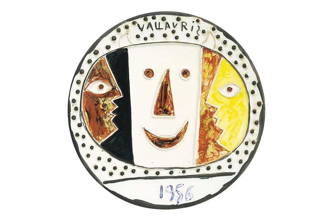 他では見られない傑作が多数。
PABLO PICASSO,Tripod Vase with Head of Woman,1951,A.R.125
