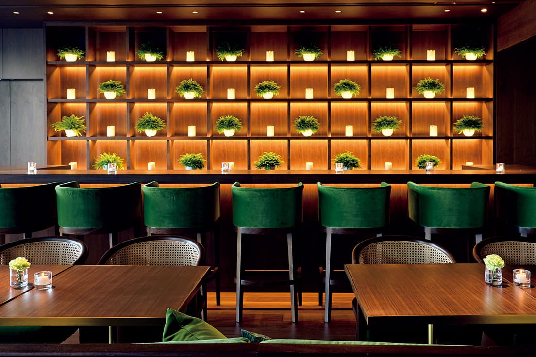〈The Jade Room〉。共に2021年オープン。photo_Masanori Kaneshita