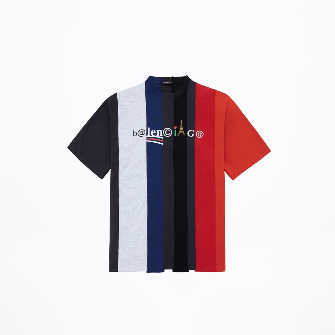 〈カットアップ Tシャツ マルチカラー〉70,000円。