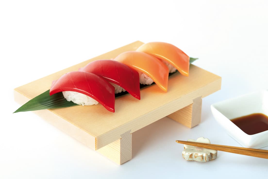 ネタはマグロとサーモンの2種。