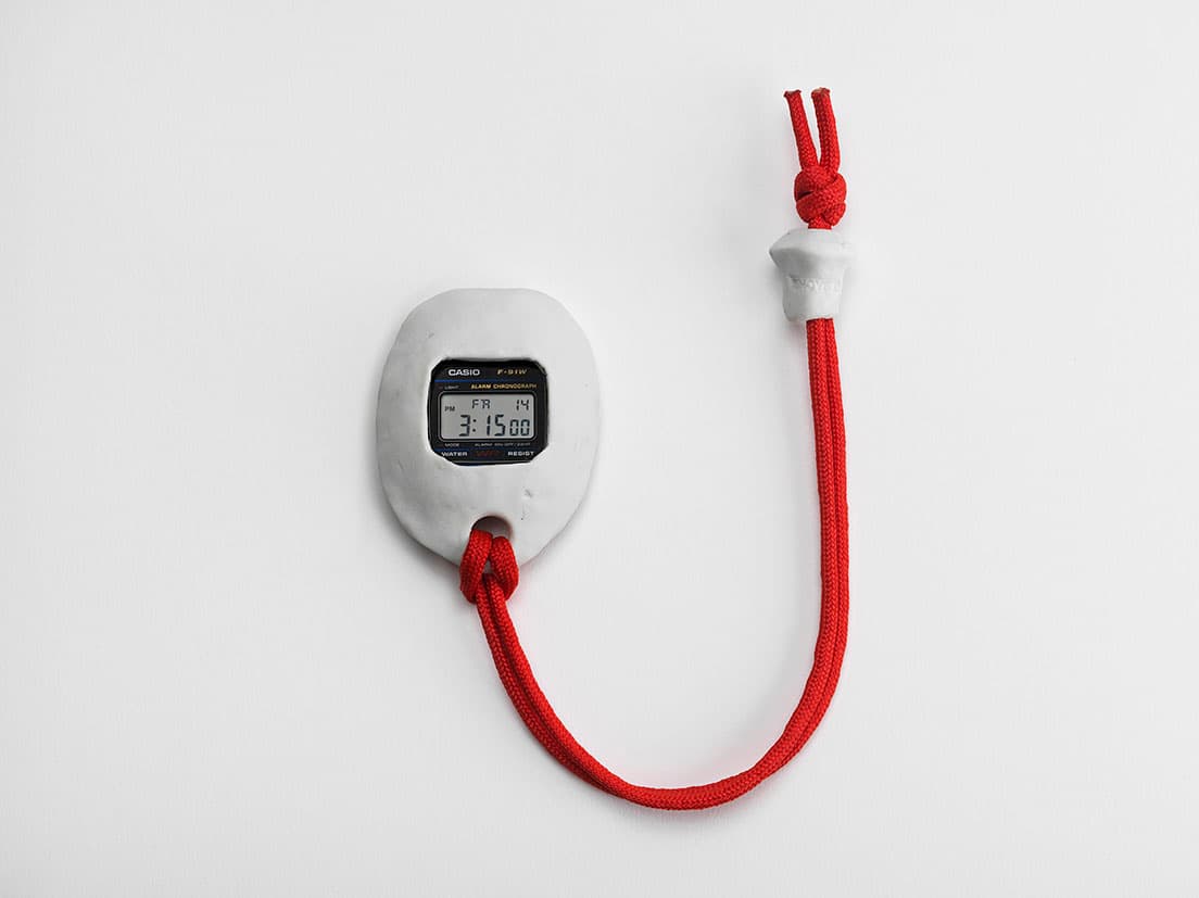 《Casio Ceramic Pocket Watch》　©Tom Sachs　Courtesy of Tomio Koyama Gallery