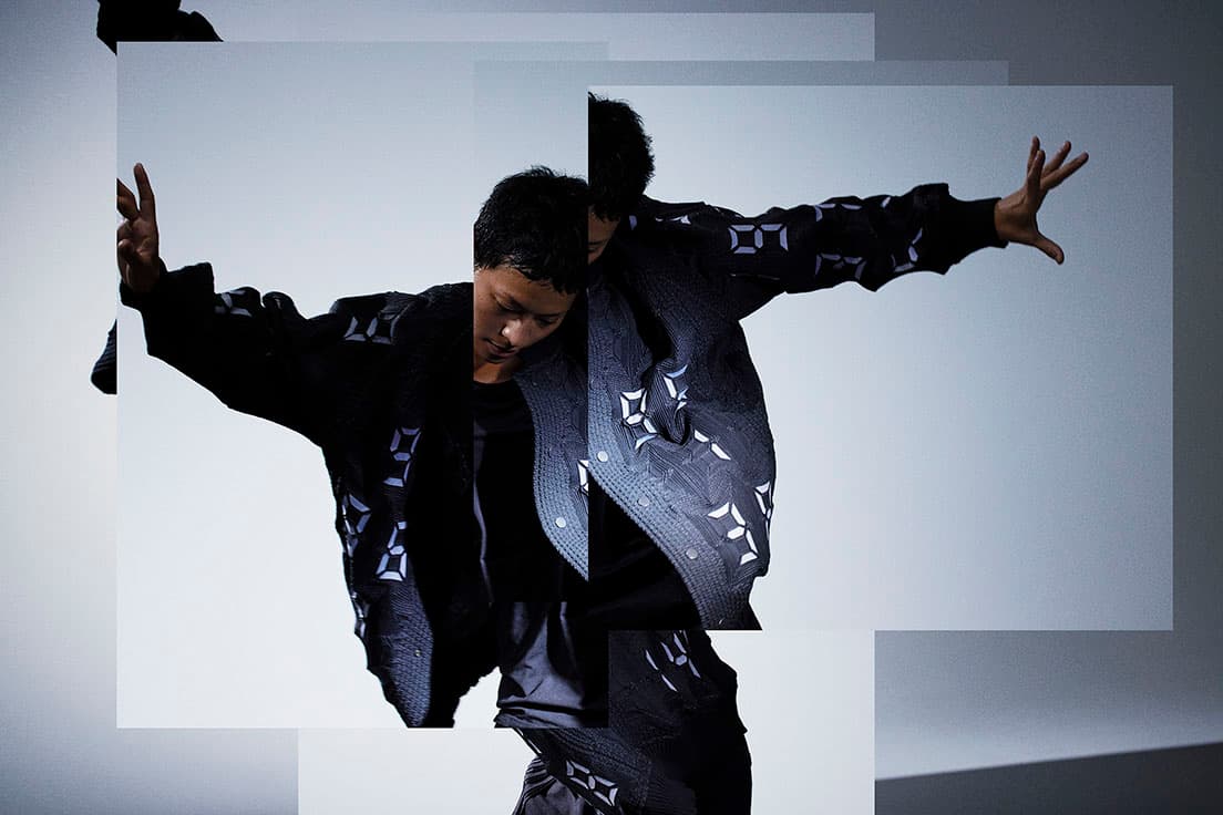 「TYPE-II Tatsuo Miyajima project」。アートを纏ったダンサー・菅原小春が身体と服の強さを表現する。　 photo_Tamaki Yoshida (no.2)