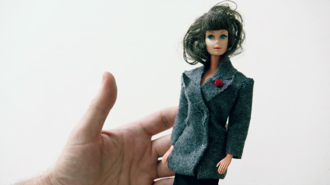 幼少期に手作りしたバービー人形の洋服。