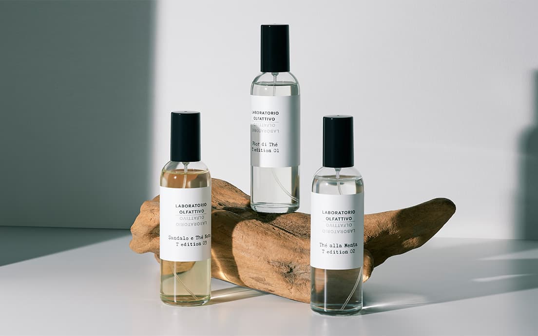 ルームフレグランス《T-EDITION》（100ml）各5,500円。