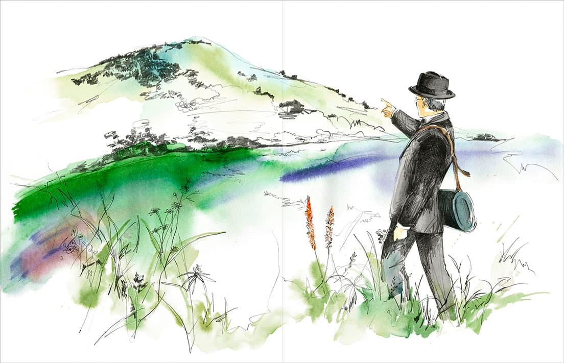 生涯で収集した標本は40万点、描いた植物図は約1700点にのぼるという。