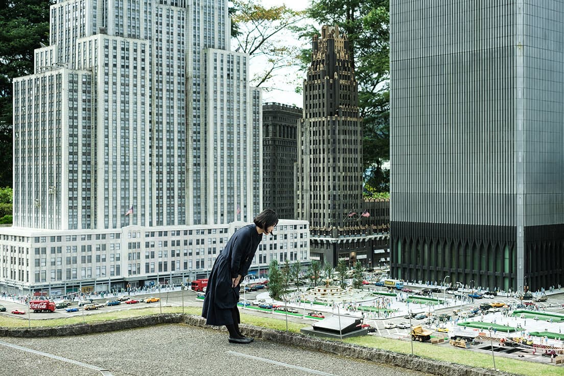 〈東武ワールドスクウェア〉にて、今は形のない建築物に思いを馳せる。