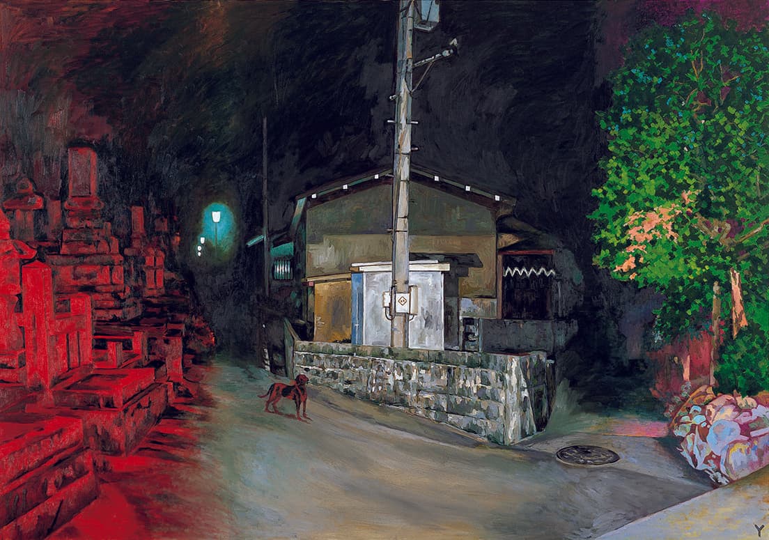 《暗夜光路 赤い闇から》2001年 東京都現代美術館