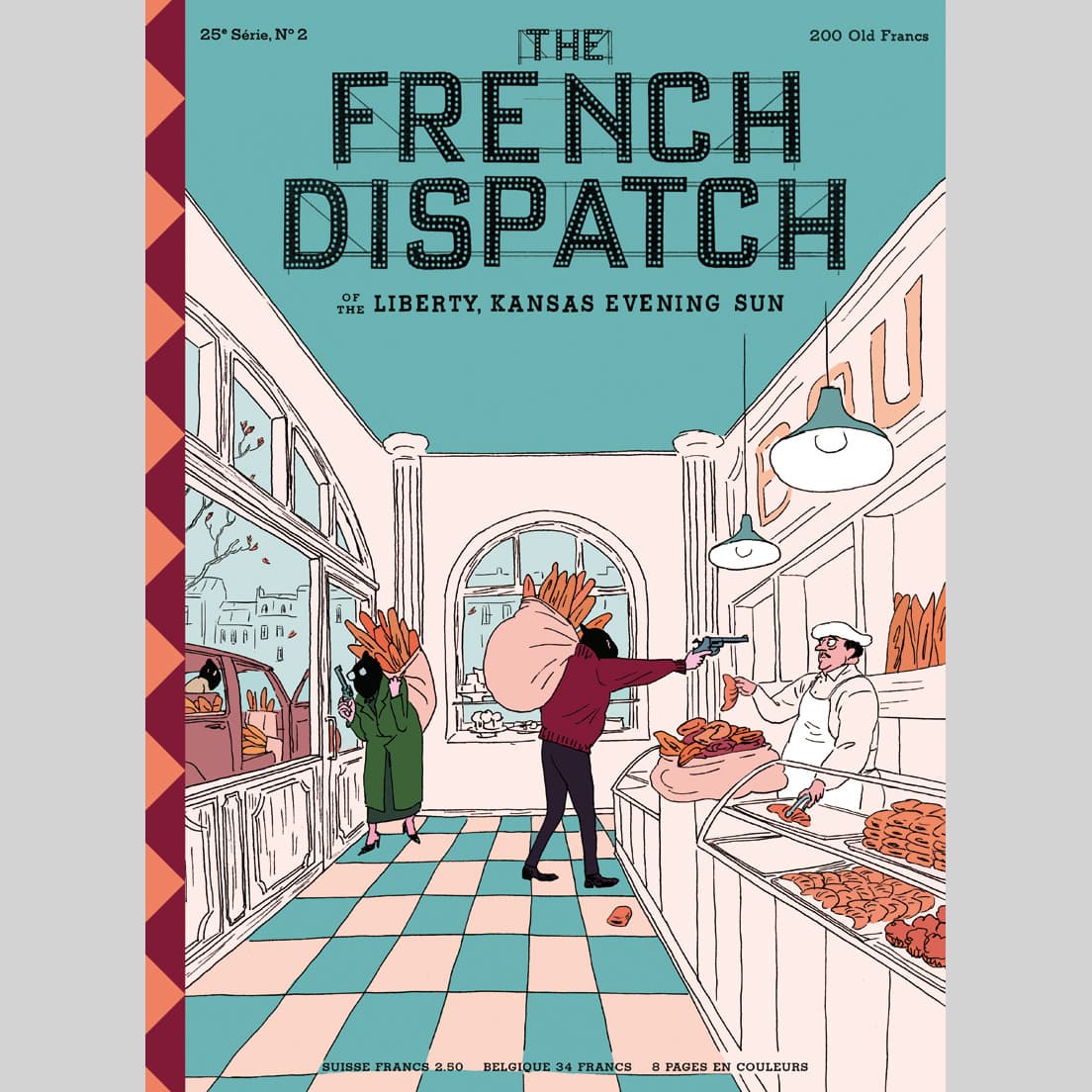 映画のエンドロールでは、表紙イラストの数々が雑誌の歴史を回想するように映し出される。
