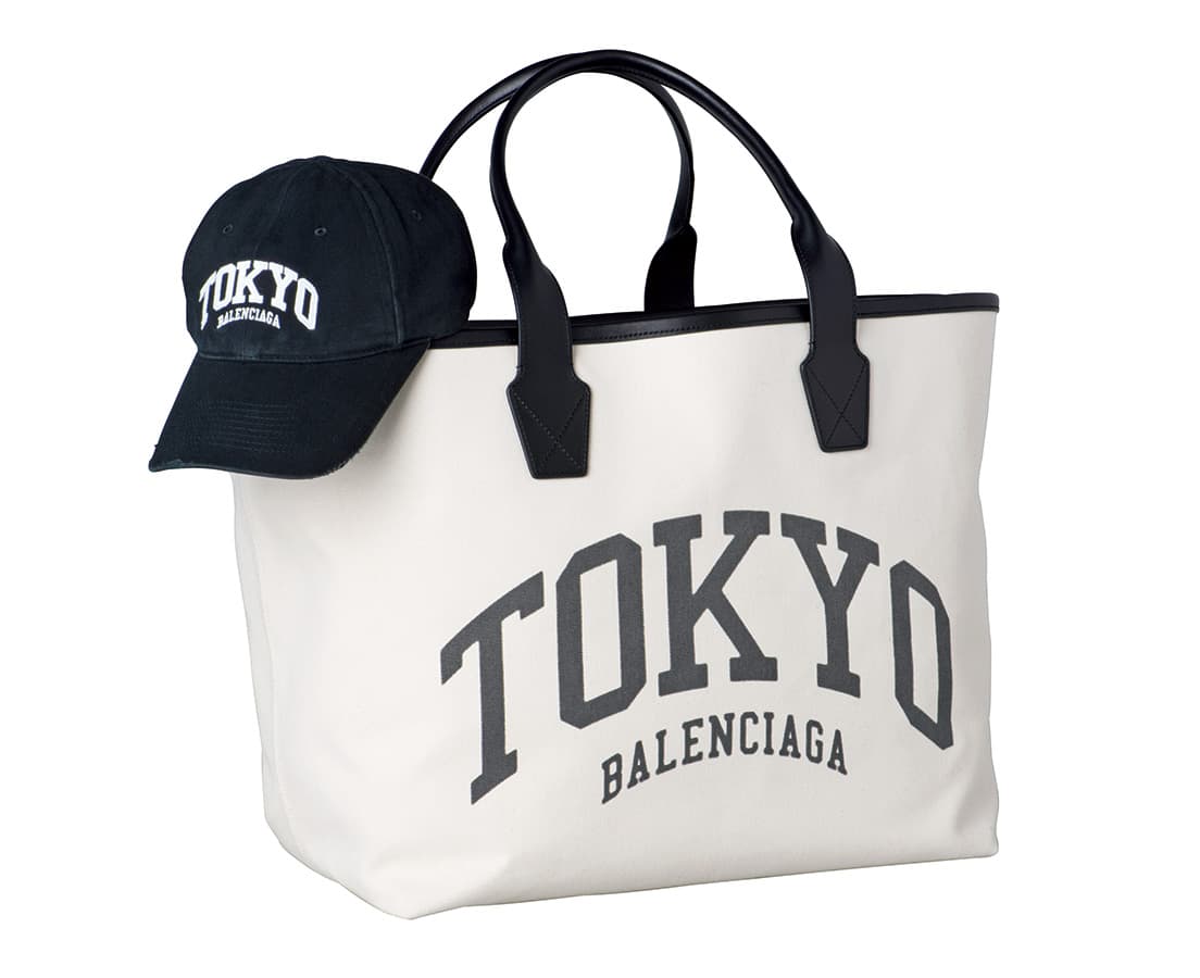 トートバッグ146,300円、キャップ46,200円。