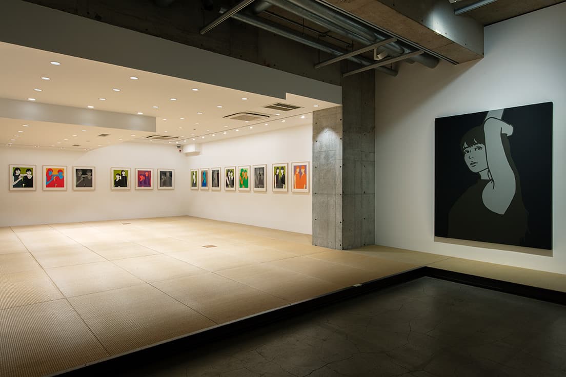 新作のほか、これまで〈Tonari no Zingaro〉で販売された版画も展示。