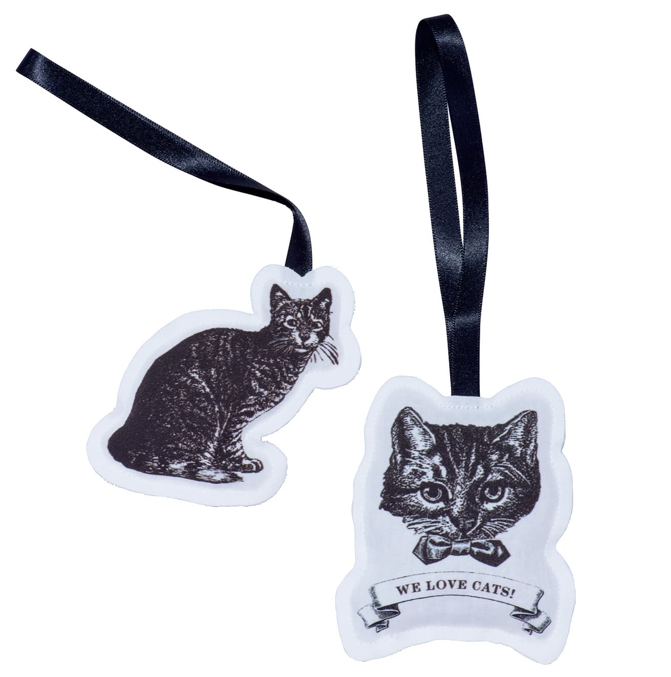 《WE LOVE CATS!》のサシェオーナメント各1,320円。