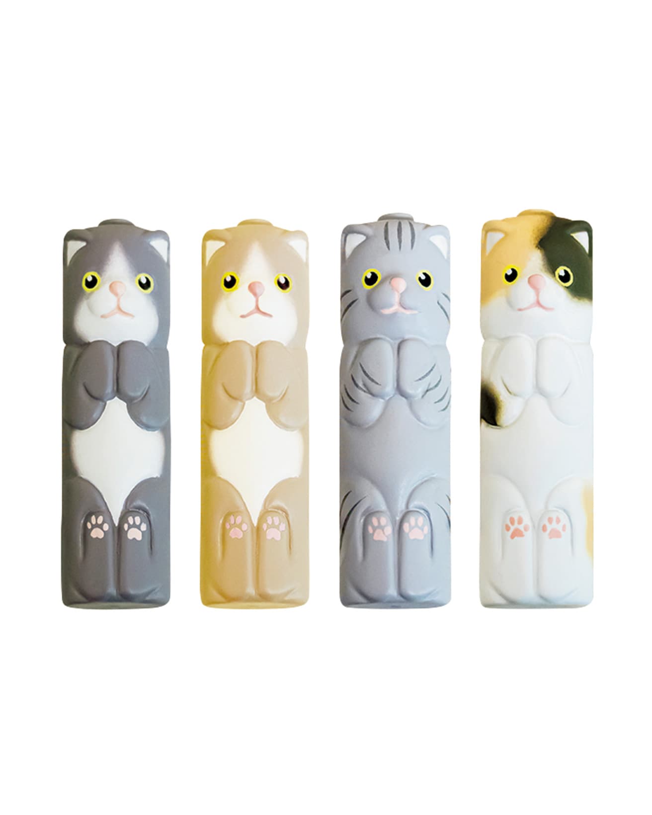 フィギュア《単三にゃん池》全４種展開。各300円