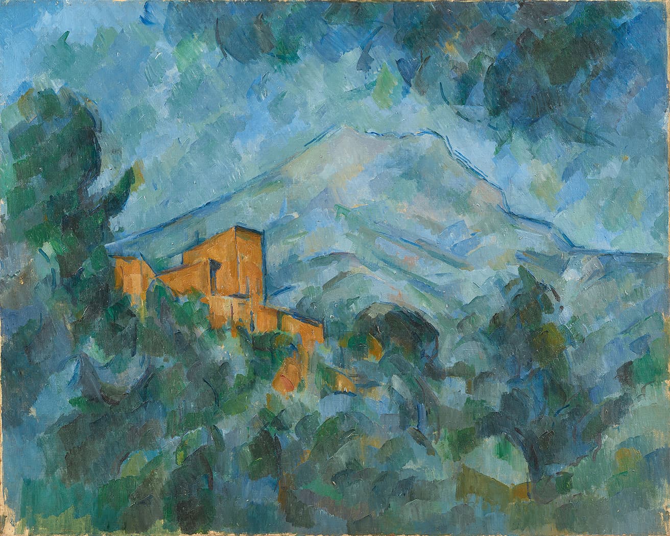 ポール・セザンヌ《サント゠ヴィクトワール山とシャトー・ノワール》（1904〜1906頃）石橋財団アーティゾン美術館蔵