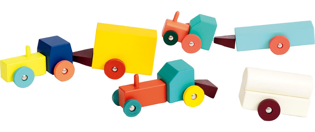 Hovers Tractor（2021）by フローリス・ホバーズ。6,800円［各パーツ3〜10.5cm］（エリアウェア／アントレックス）。