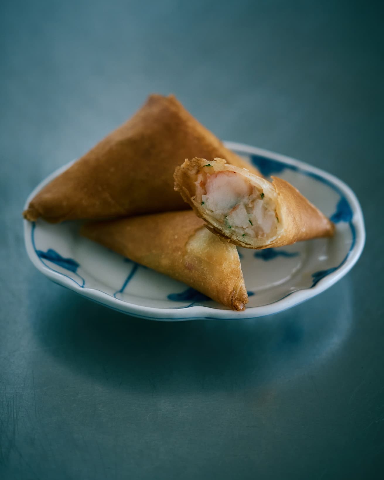 【365日豆皿つまみ】“エビのブリワット”｜7月 濱守球維の夏の家つまみ。